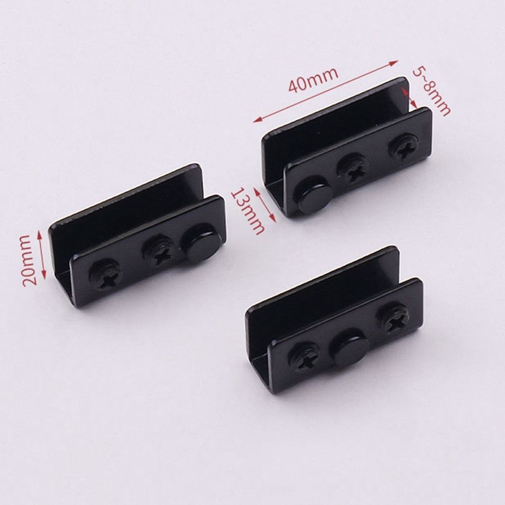 2PCS Hardware Glass Door Hinge Furniture Cabinet Door Hinge  Glass Cabinet