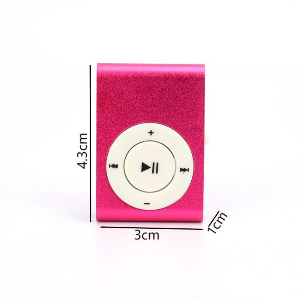Mini MP3 Player Stylish Design Clip Support Walkman Music Media MP3  TF Card