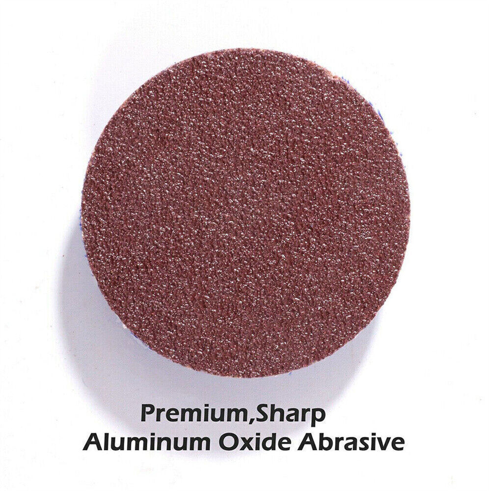 50/100 pcs 2inch 50mm Sanding 80 Grit Roll Lock Sanding Grinding Discs