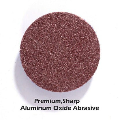 50/100 pcs 2inch 50mm Sanding 80 Grit Roll Lock Sanding Grinding Discs