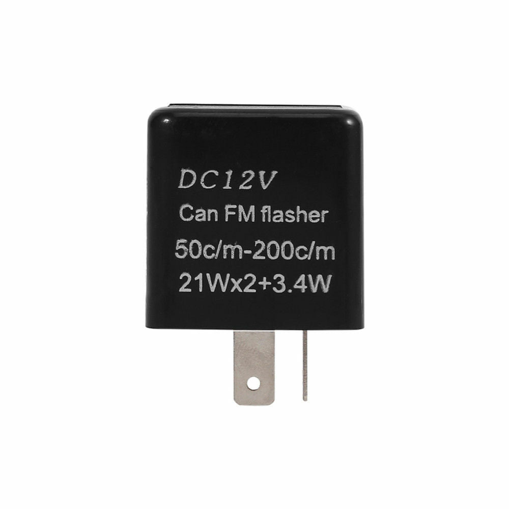 12V LED Turn Signals Relay Flasher Blinker Indicator Compatible with Honda Yamaha Suzuki KTM