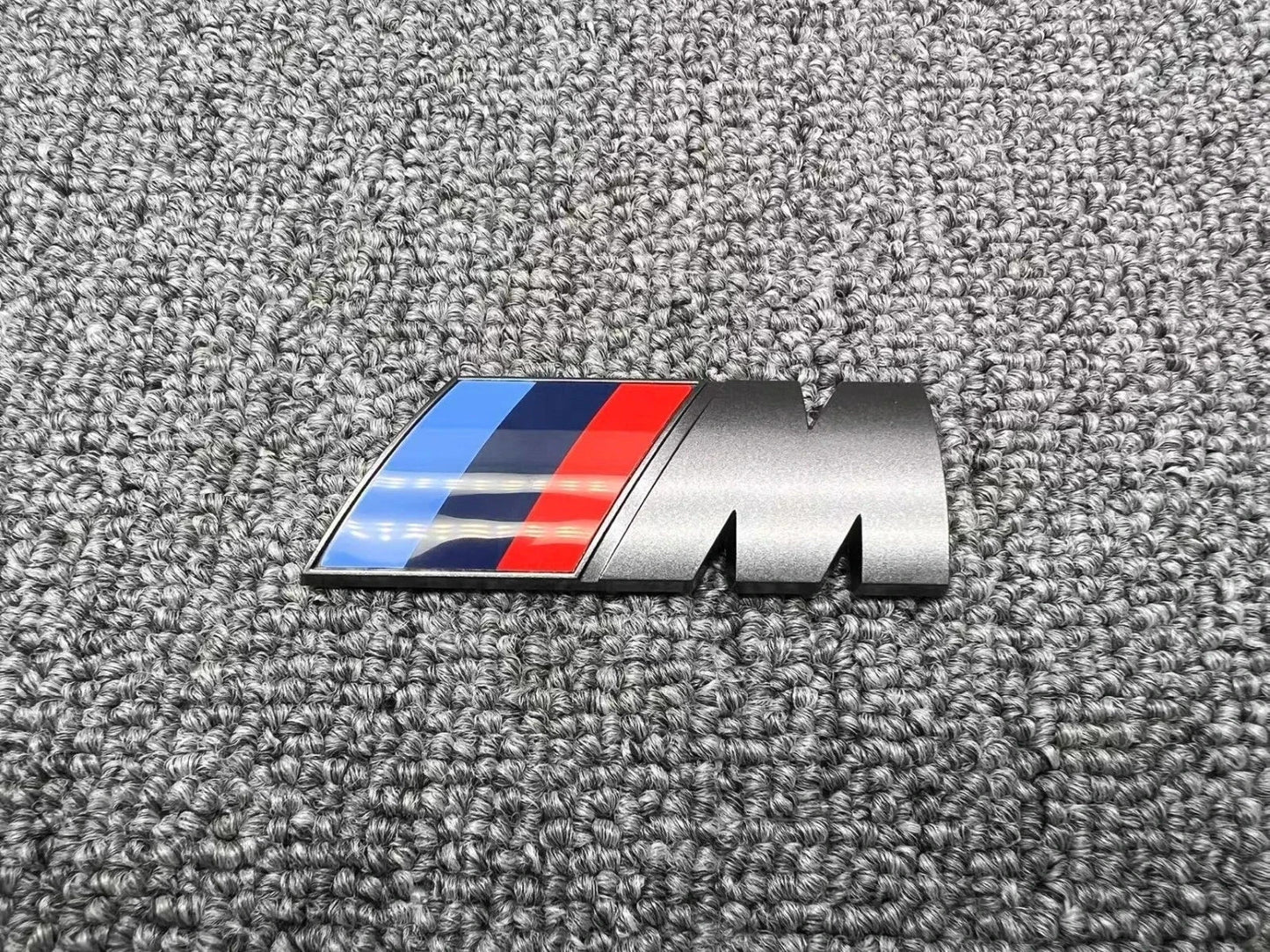 M Sport Cerium Grey Sport Emblem Badge Fender Trunk For BMW M 2 3 4 5 X Series