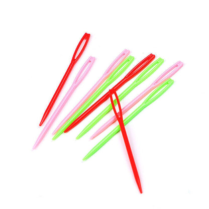 Mix Colour 20PCS Plastic Darning Threading Weaving Sewing Needles Great for Kids