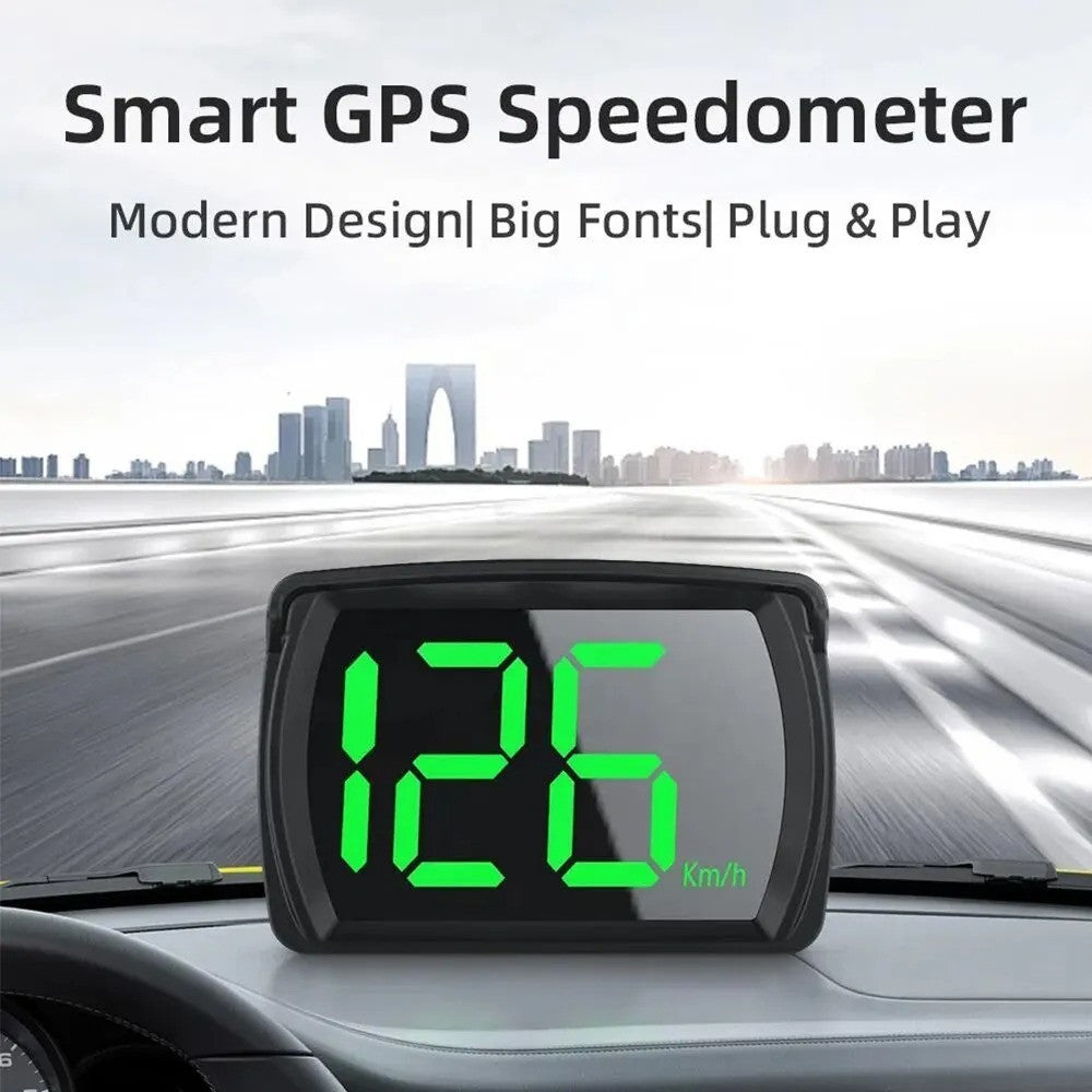 Digital Speedometer Universal GPS Car HUD Head Up Display Km/H Speed Display