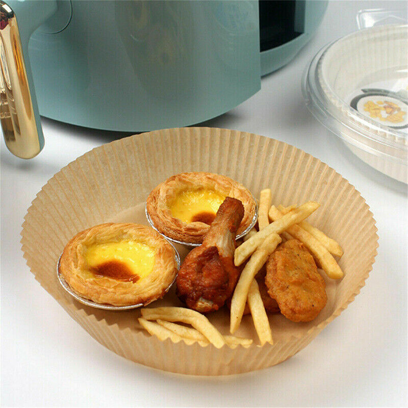 50/100Pcs Air Fryer Liners Nonstick Parchment Disposable Paper Baking Paper AU