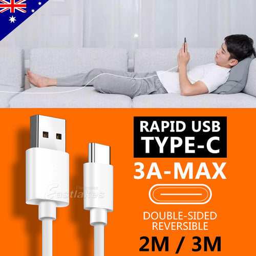 USB to Type C Cable Charger Cable Fast Charging Data Cord for Samsung Apple 1M