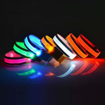 Armband Night Running Armband Safety Reflective Belt LED Luminous Bracelet