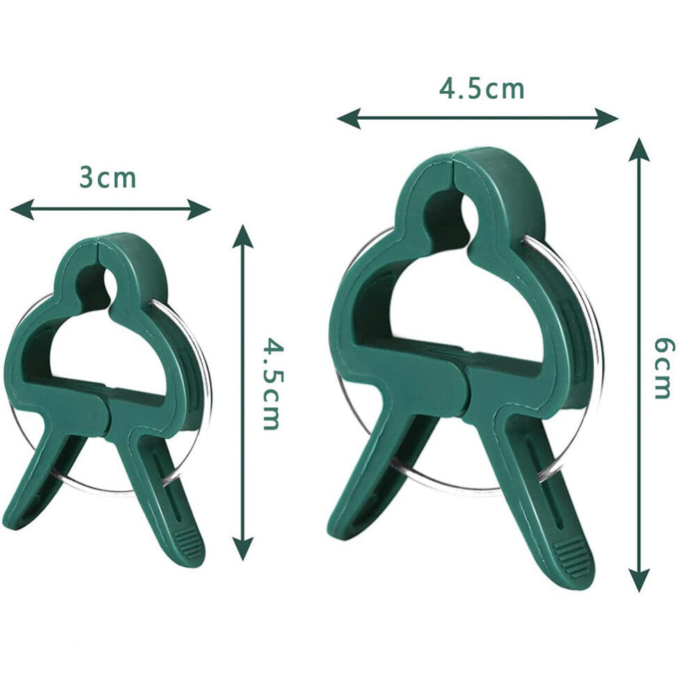 100x Garden Plant Clip Tomato Tie Stem Orchid Support Weatherproof Grow Training