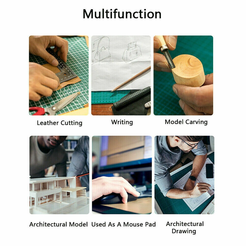 Junesix A1 A2 A3 A4 A5 PVC Cutting Mat Durable DIY Self Healing Engraving Pad AU