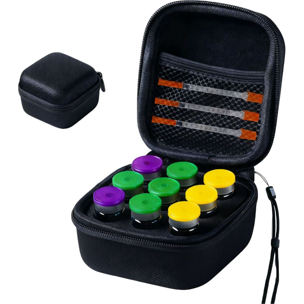9 Slots Insulin Peptide Fridge Carrying Case Vial Holder Storage Protector Bag
