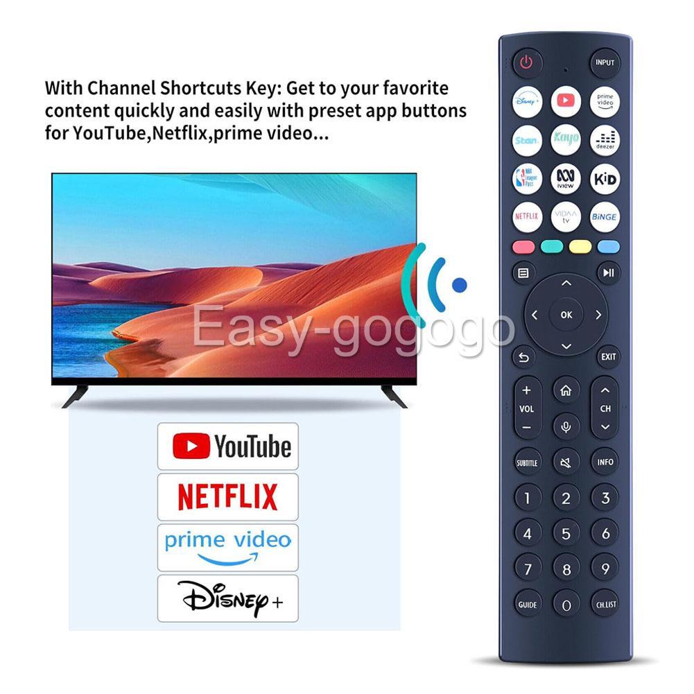 NEW ERF2R36H Replacement TV Remote Control for Hisense 4K UHD LED LCD Smart TV
