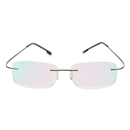 Rimless Memory Titanium Ultra-light Reading Glasses Presbyopic Eyeglasses