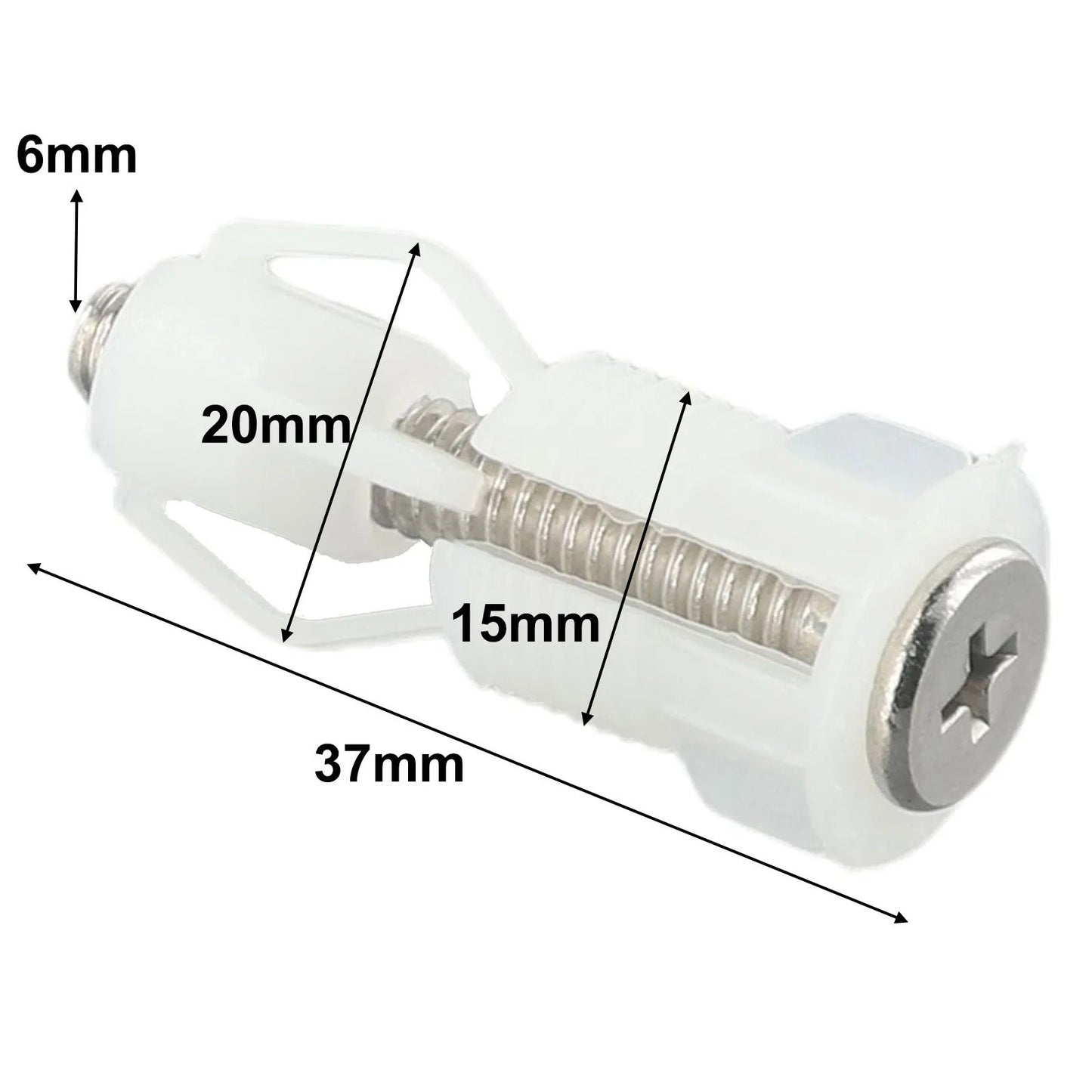 2PCS Toilet Seat Fixing Screws Nut Cover WC Blind Hole Mounting Repair Kit – Compatible with Seat