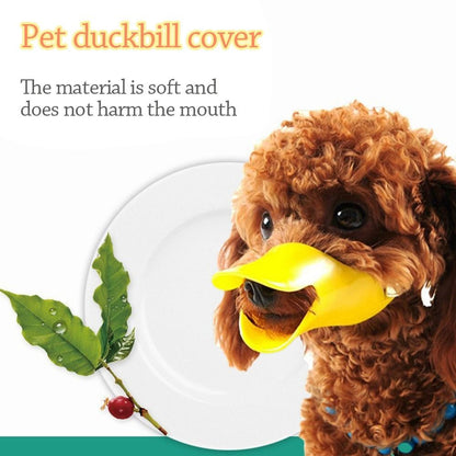 Duck Dog Mouth Muzzle TPR Pet Mouth Cover Portable Dog Mask  Pet