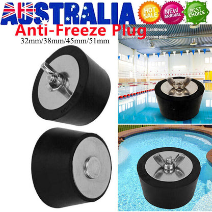 2PCS Pool Winterizing Plug Winter Expansion Plug Rubber Swimming Pool Leak Proof