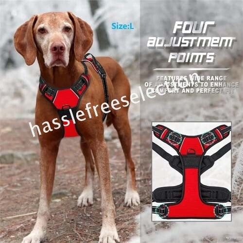 Adjustable No-pull Outdoor Harness Vest S-XL Front Range Mesh Puppy Dog Pet