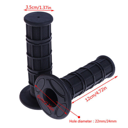 Motorcycle Hand Grips MX Motorbike Dirt Pit Bike Handle bars 22mm 7/8" 24mm