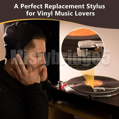 STYLUS Compatible with SONY PS-LX250H PS-LX295 PS-LX300USB ND142G ND155G etc Diamond Needle