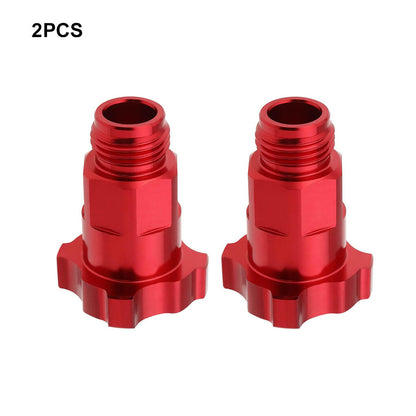 2PCS Spray Gun Connectors M16x5mm External Thread Spray Paint Pot Adapter Red