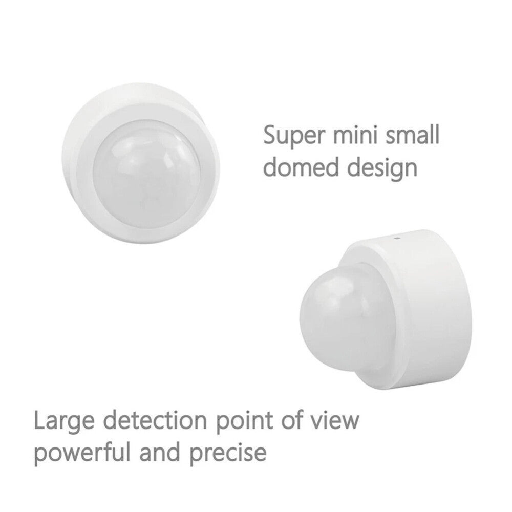 1-4PCS Tuya Zigbee Smart Mini PIR Motion Sensor Wireless Infrared Alarm Detector