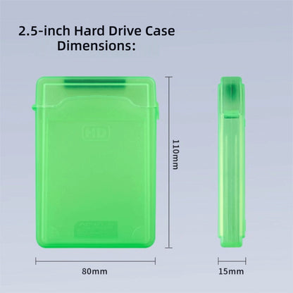 2.5 Inch HDD Storage Box Plastic IDE SATA Storage Box Hard Drive Disk Case