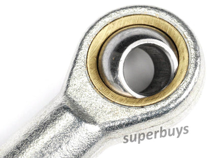Right M10 x1.5 Female Threaded Rod End Bearing Heim Rose Joint Mechanical Swivel