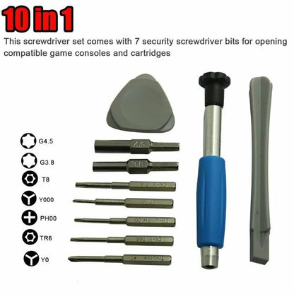 Repair Tool Kit Screwdriver for Nintendo NES SNES N64 Sega Set Game Boy Consoles