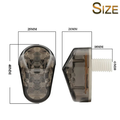 LED Flush Mount Indicators Turn Signals For Yamaha YZF R1 R6 FZ1 FZ6 MT03 XJ6