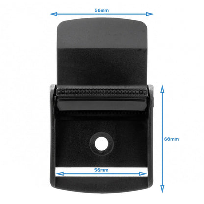 2pcs Cam Buckle 50mm Webbing Tie-Down Lashing Lash Clip Cord Car Strap Bag