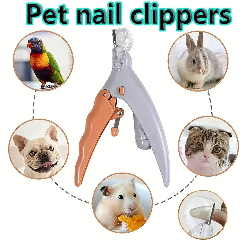 Professional Pet Nail Clipper Scissors With LED Light Cat Dog Nail Clippers Tool