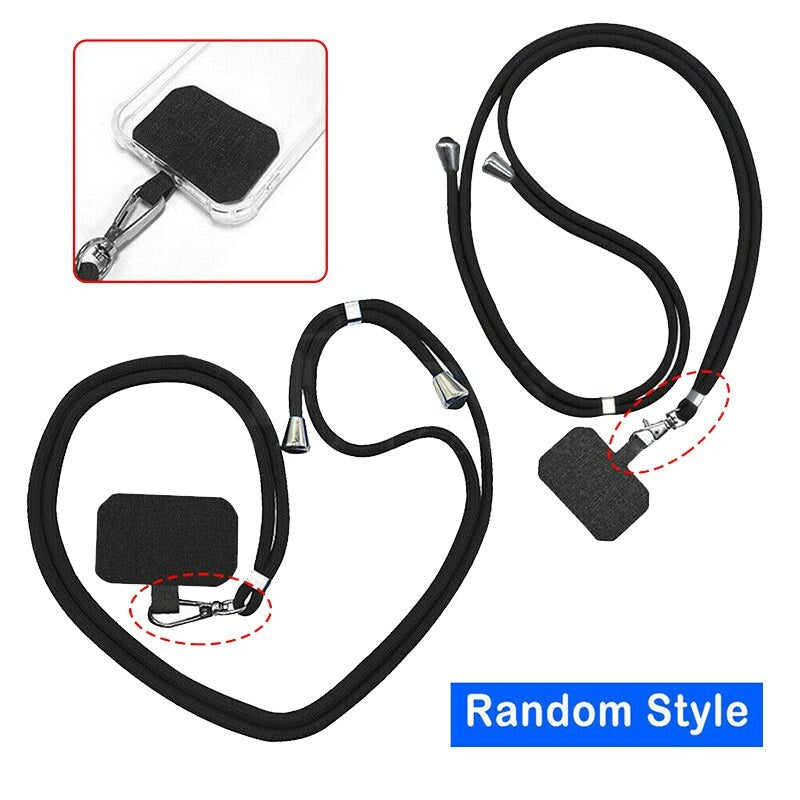 Universal Phone Lanyard Adjustable Neck Strap Patch Holder for Mobile Smartphone
