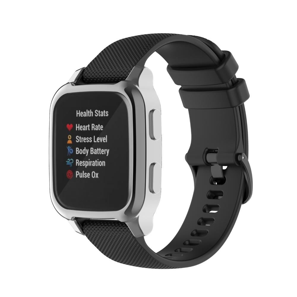 Watch Case Cover Screen Protector Plating TPU Protective Compatible with Garmin Venu SQ