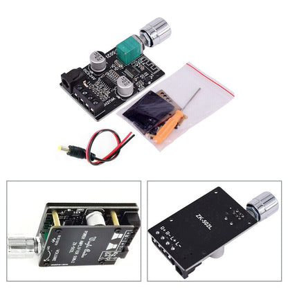 Mini 2*50W Bluetooth 5.0 Power Digital Amplifier Class Audio HiFi Stereo AMP AU