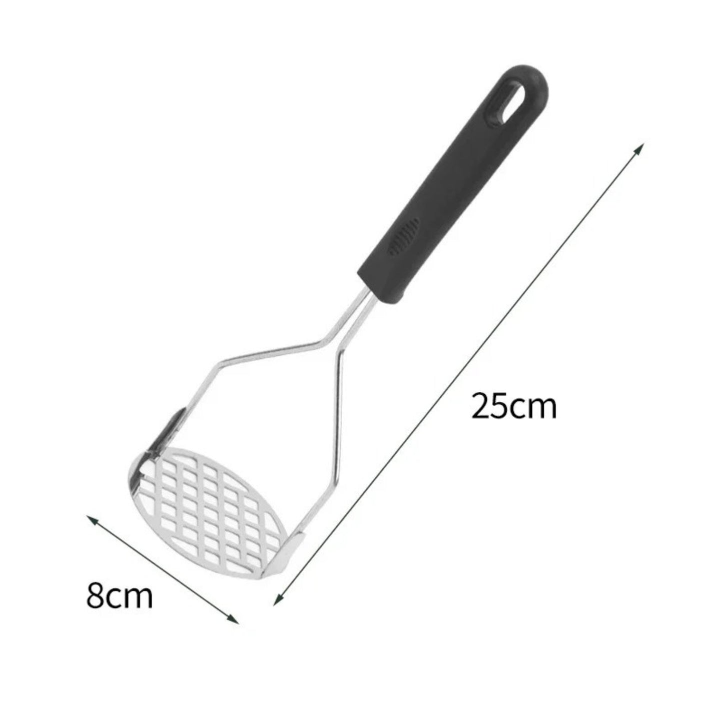 Kitchen Potato Masher Stainless Steel Vegetable Fruit Potatoe Press Crusher Tool