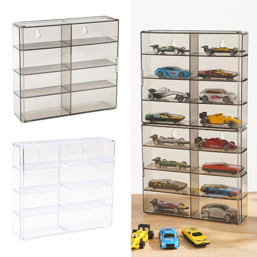 8 Grids Toy Model Cars Display Box 1:64 Display Rack Cabinet  Hotwheels Cars
