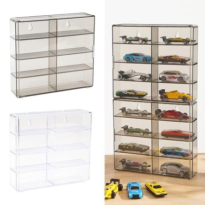 8 Grids Toy Model Cars Display Box 1:64 Display Rack Cabinet  Hotwheels Cars