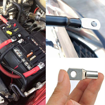 240Pcs 4WD Cable Lug Ring Battery Copper Tube Connector Kits Terminal Crimper AU