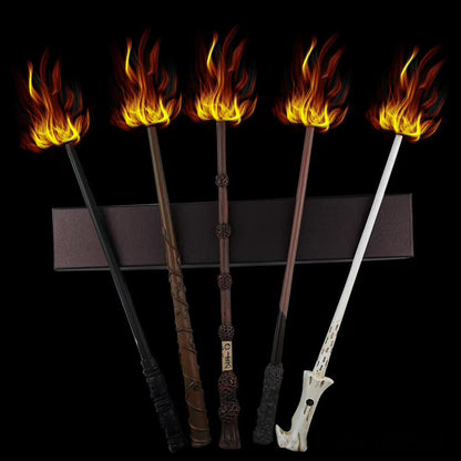 Harry Potter Magic Fire Wand Hermione Firing Wand Shooter Fireball Dumbledore