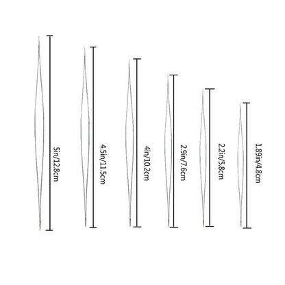 Up 12pcs Big Eye Beading Needles Easy Threading Tool Bracelet Jewelry Making DIY