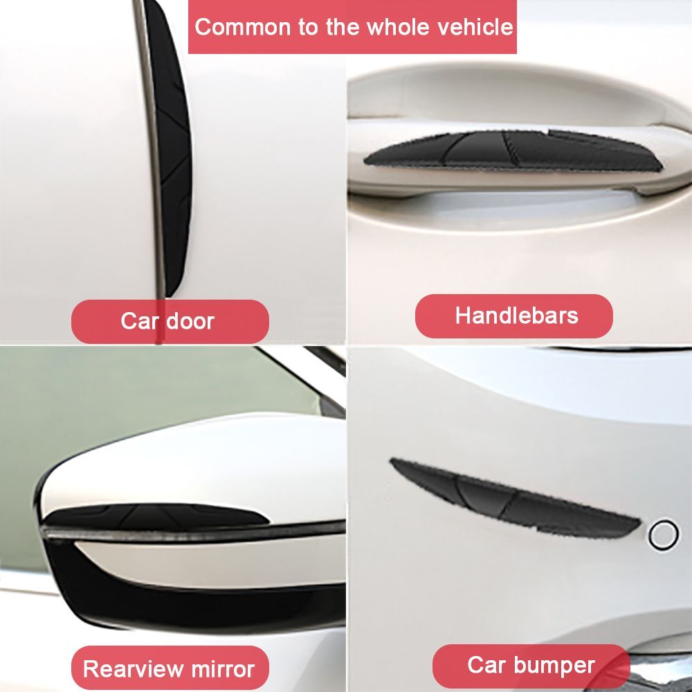 Car Door Edge Anti-collision Protector Bar Stickers Silicone Car Side Protection
