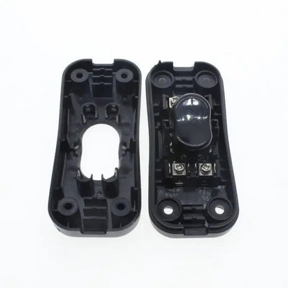 INLINE ON / OFF BLACK ROCKER SWITCH LAMP SPOT LIGHT INLINE CARAVAN