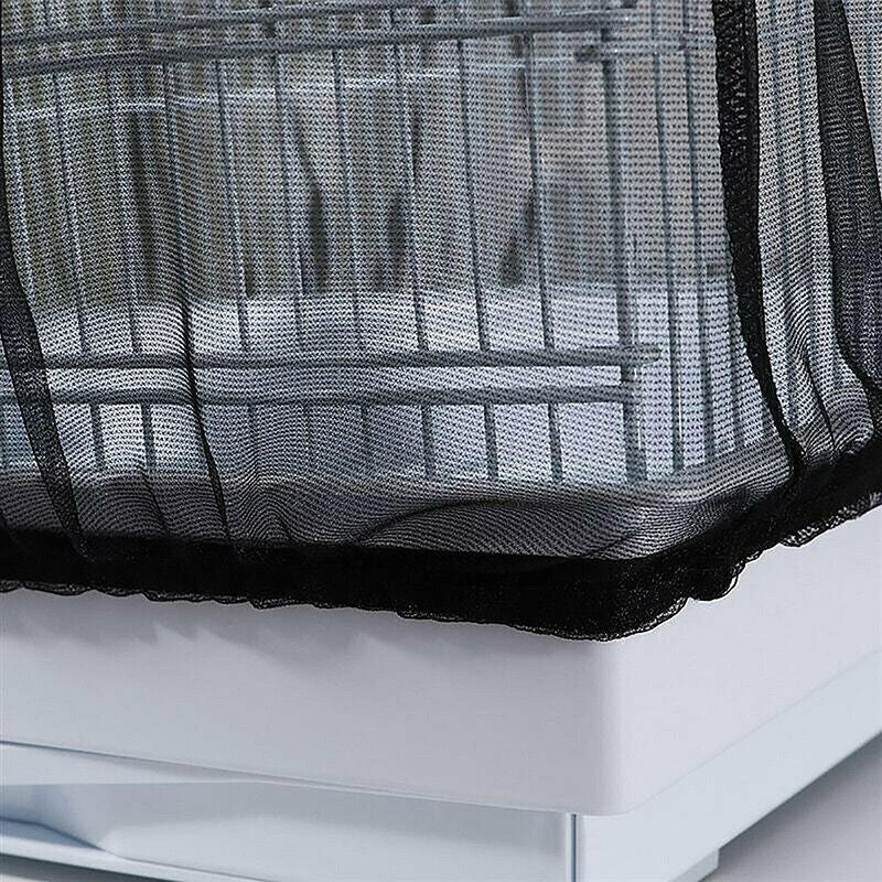 Pet Bird Cage Seed Catcher Guard Skirt Mesh Nylon Cover S/M/L Secure Skirt Mesh