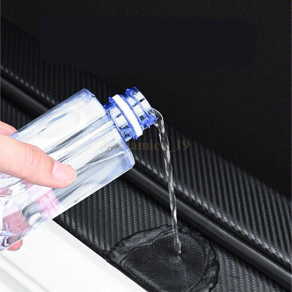 4PCS Car Door Plate Sill Scuff Cover Anti Scratch 3D Decal Sticker Compatible with Mazda