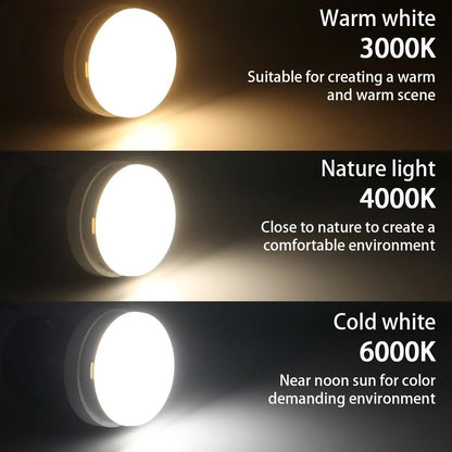 1-10 Pack GX53 LED Bulb 5W 15W Reflector, 60W Equivalent, Disc Frosted Puck, RA8
