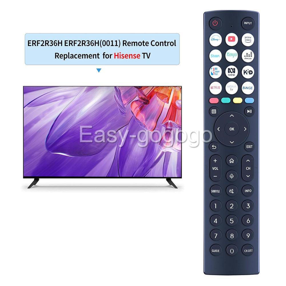 NEW ERF2R36H Replacement TV Remote Control for Hisense 4K UHD LED LCD Smart TV
