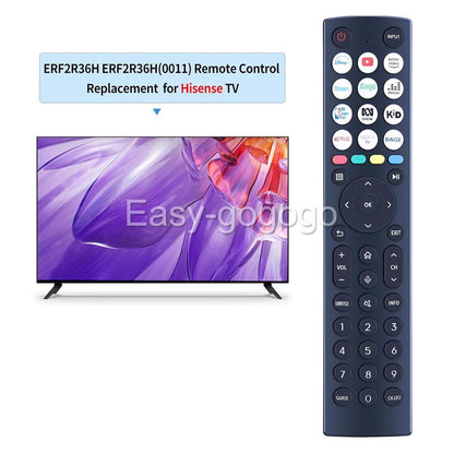 NEW ERF2R36H Replacement TV Remote Control for Hisense 4K UHD LED LCD Smart TV