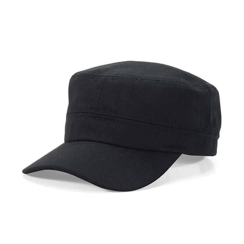 Army Plain Hat Classic Cadet Field Military Cap Style Patrol Baseball Adjustable – Compatible with Patrol
