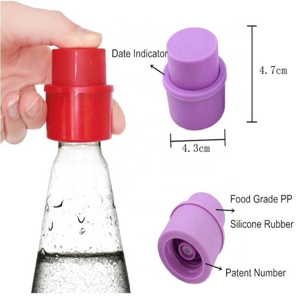 1Pcs Frizzy Bottle Stopper Cola Pump Soda Cap Drink Sealer  Carbonation Keeper