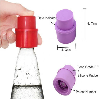 1Pcs Frizzy Bottle Stopper Cola Pump Soda Cap Drink Sealer  Carbonation Keeper