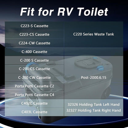 Prevent Leakage RV Toilet Lip Seal Flush Valve Seal for Thetford Toilet Parts